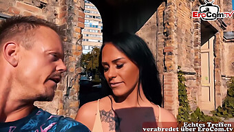 German Latina Milf Gets Picked Up For A Public Fuck Date