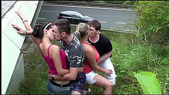 Krystal Swift'S Wild Public Gangbang With A Young Girl And Big Boobs