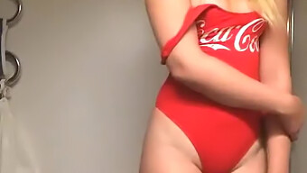 Coca Cola-Themed Homemade Masturbation Video