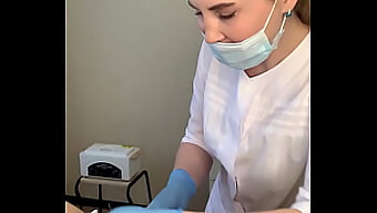 Sugarnadya'S Stunning Haircut And Spontaneous Cumshot In A Medical Setting