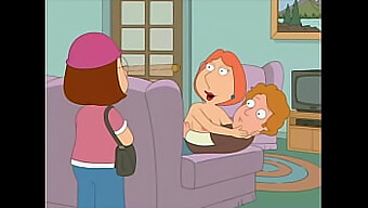 Anthony'S Steamy Encounter With Lois And Meg In A Cartoon