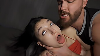 Skinny Submissive Madison Quinn Experiences Multiple Orgasms With Aggressive Rough Sex And Creampie