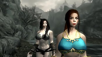 Jenna And Lacey'S Disciplinary Encounter In Skyrim