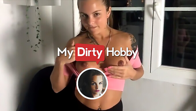 La Pornstar Allemande Arya Laroca Chevauche La Bite De Son Voisin Jusqu'À Une Éjaculation - Mydirtyhobby