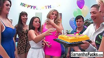 Gozada De Celebridade: Orgia De Aniversário De Samantha