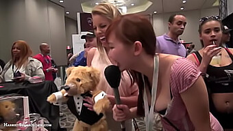 Britney Amber'S Passionate Performance With Teddylovebear At Ae Expo