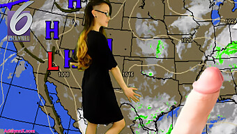 Adalynnx'S Steamy Encounter With A Weatherman Who Loves To Play With Her Fingers And Make Her Squirt