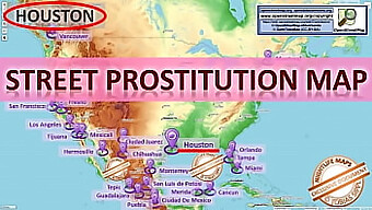 La Carte Routière De Houston Pour Les Opportunités De Travail Sexuel Avec Diverses Options