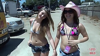 Two Young And Sexy Lesbians Engage In Wild And Passionate Group Sex