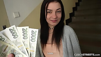 A Young Czech Girl Discovers Her Roommate'S Perversion And Indulges In Masturbation