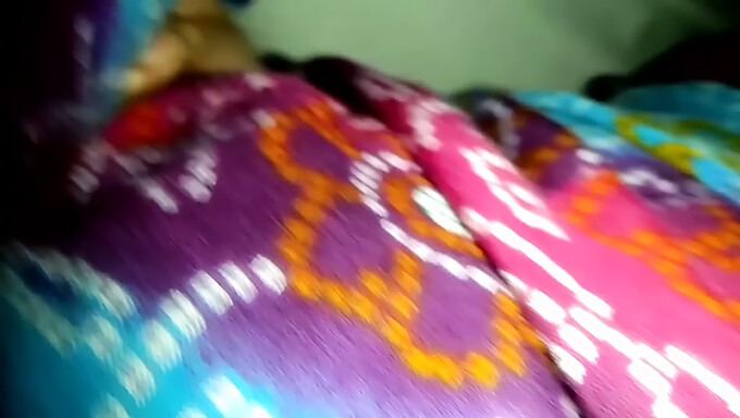 Indian Aunty Gets Her Boobs Sucked By Her Stepbrother At Night In A Homemade Video