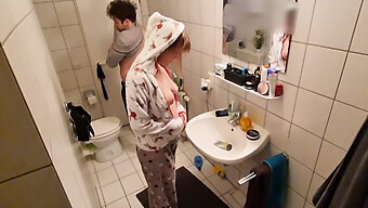 Brutal Bathroom Banging: 18-Year-Old Stepsister Gets Her Ass Pounded