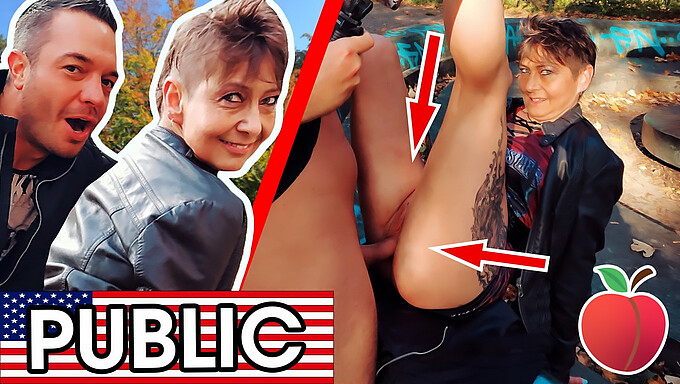 Veřejný Sex S Zralou Evropskou Milf Rubinou V Berlíně