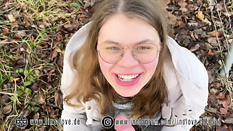 Outdoor Pov Blowjob Experience With German Teen