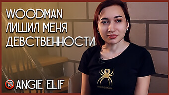 18+ Amatör Blog: Woodman Angie'Nin Bakireliğini Alıyor