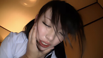 Asian Teen'S Oral Prowess And Explosive Orgasm