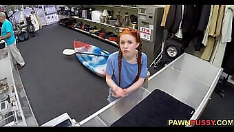 Young Redheaded Teen Caught In Hidden Camera