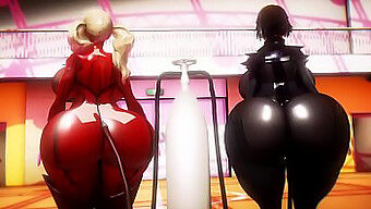 Ann And Makoto'S Breasts Grow Bigger In 3d Animation